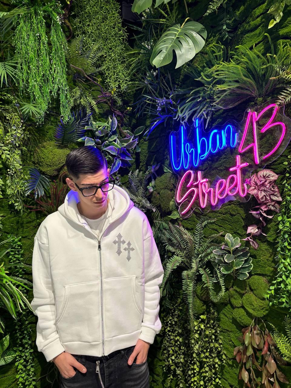 FELPA CROCI BRILLANTINI