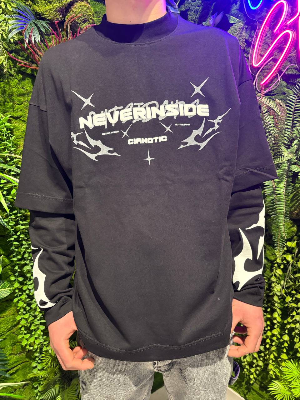 LONGSLEEVE NEVERSIDE CIANOTIC