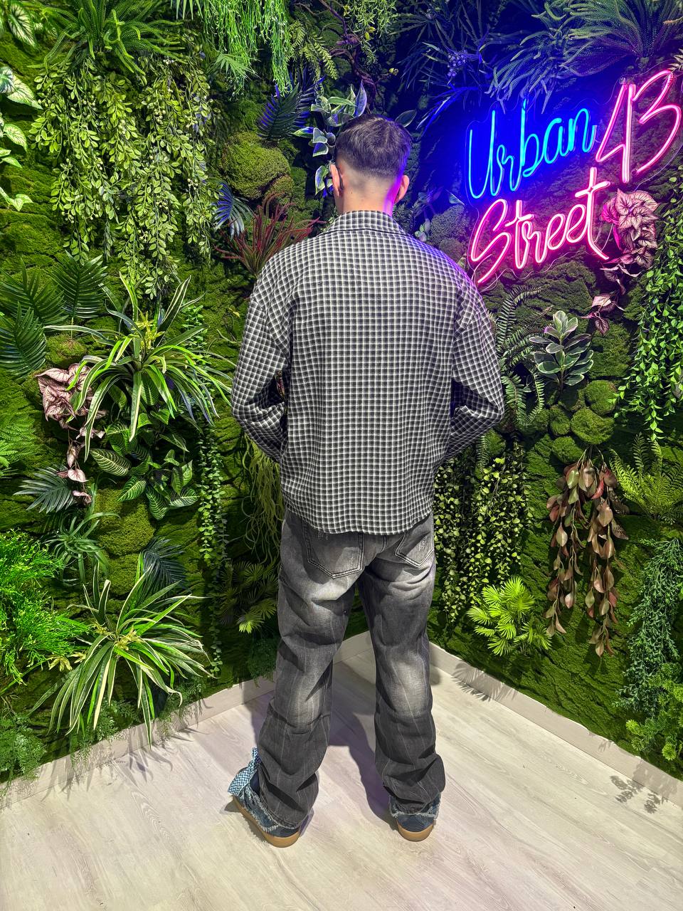 CAMICIA BRILLANTINATA