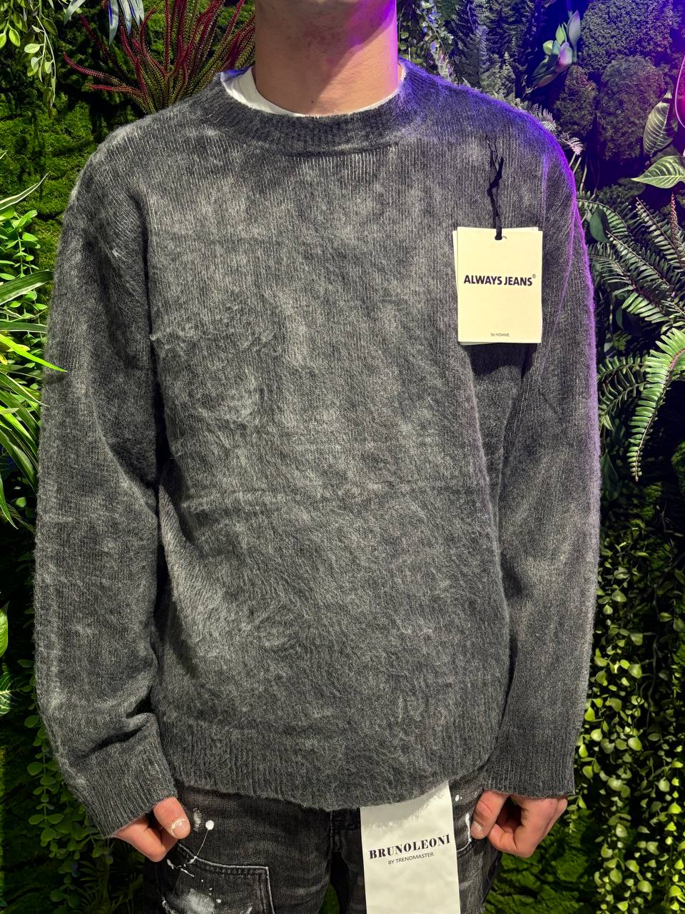 MAGLIONE ALWAYS GRIGIO