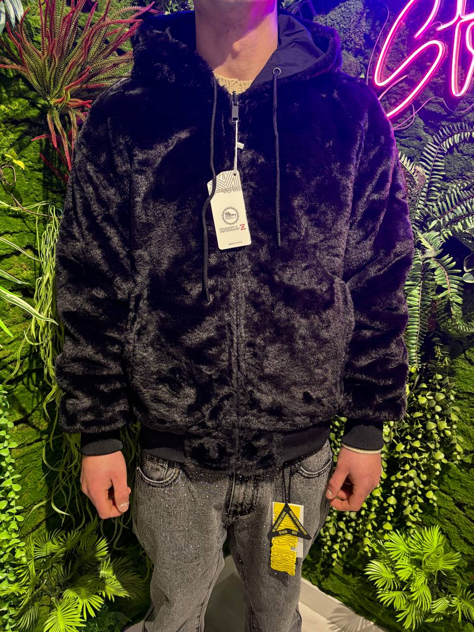 PELLICCIA REVERSIBILE NERA