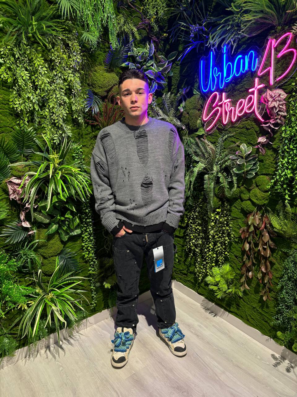 MAGLIONE CIANOTIC STRAPPI