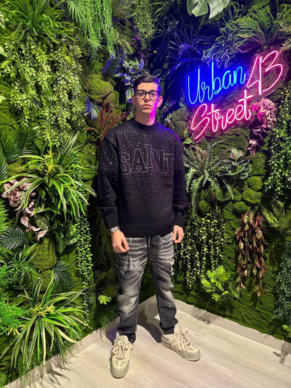 MAGLIONE SAINT BRILLANTINATO