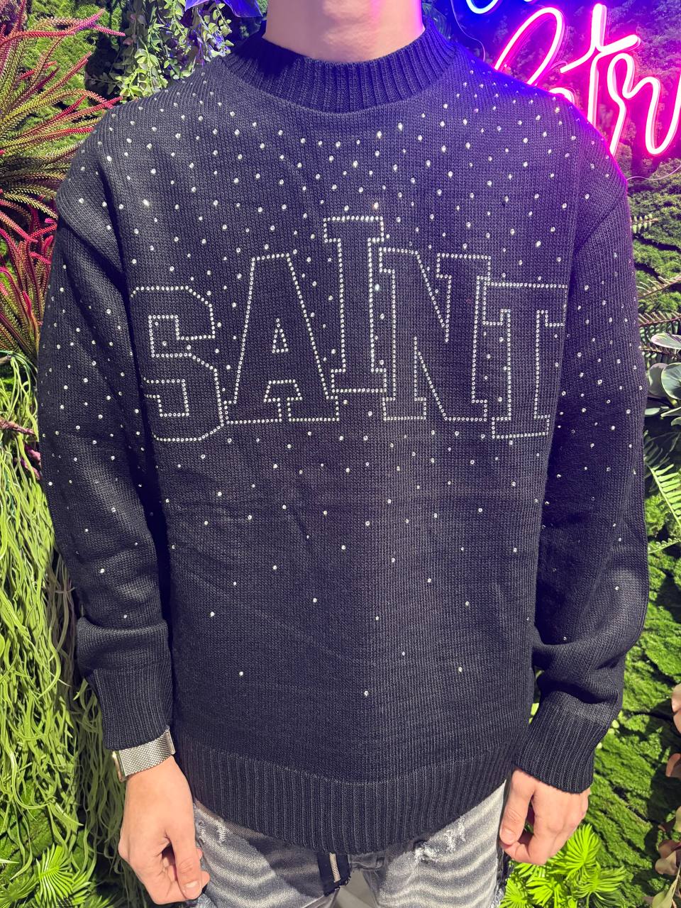 MAGLIONE SAINT BRILLANTINATO