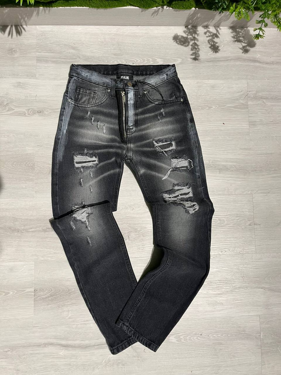 JEANS PSALM ZIP BAMBINO