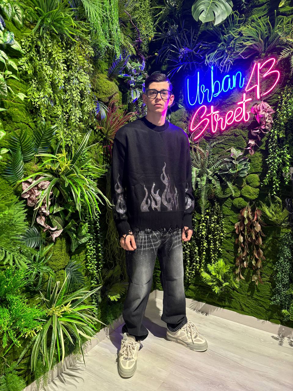 MAGLIONE FUOCO BRILL