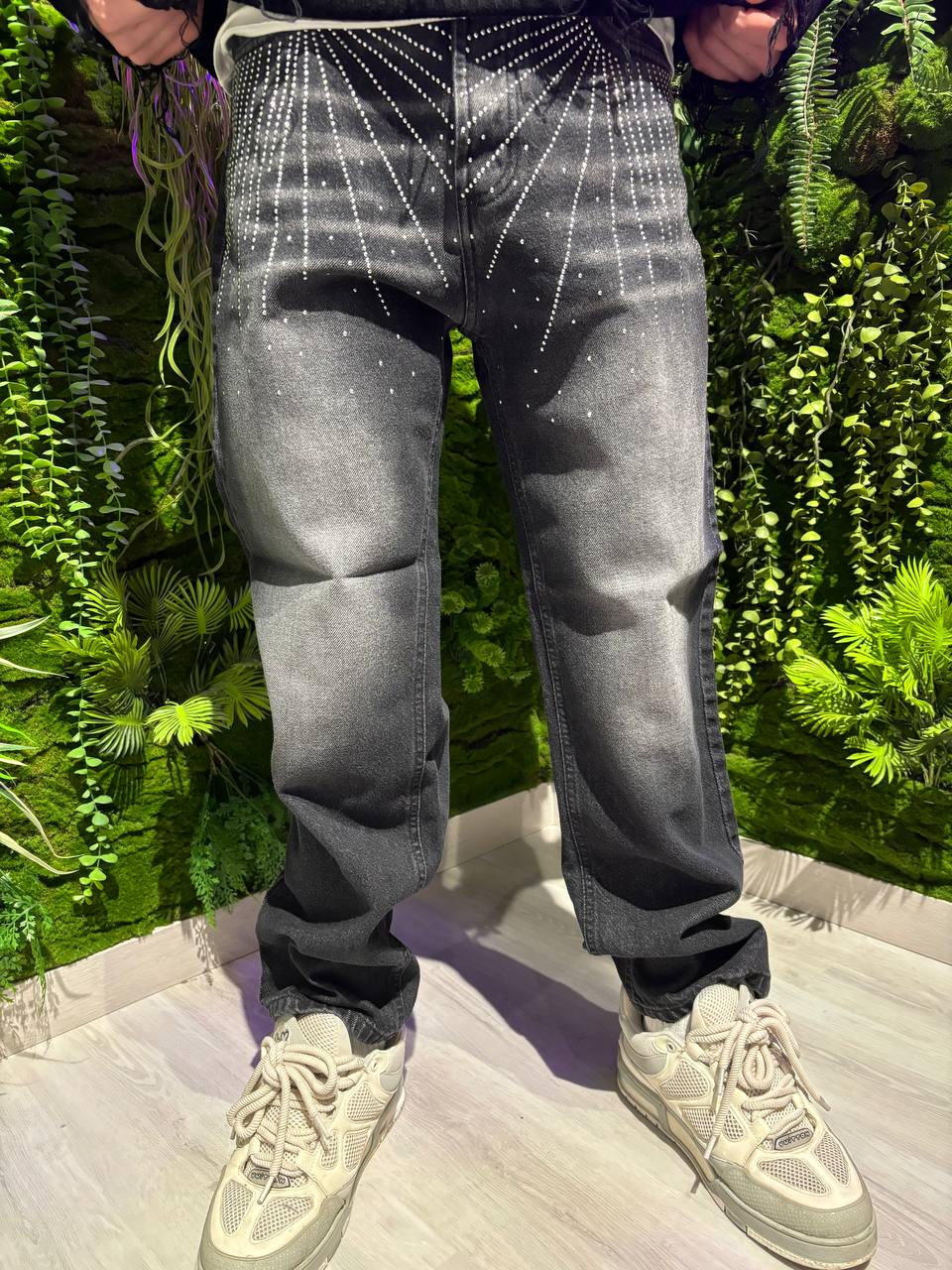 JEANS PALAZZO BRILL