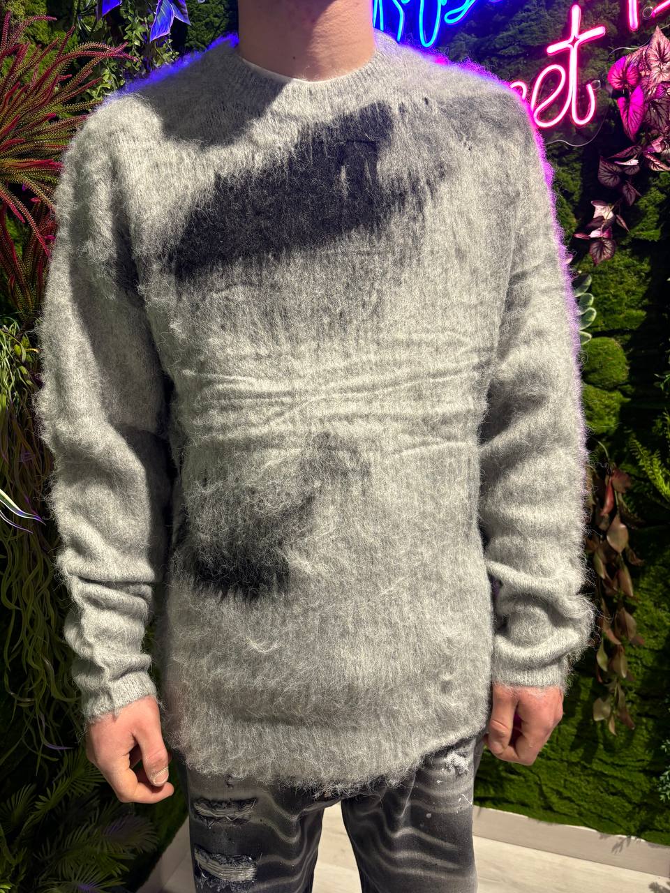 MAGLIONE GRIGIO LANA