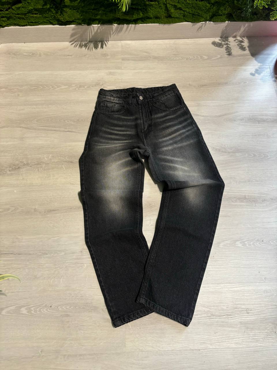 JEANS BAMBINO NERO SEMPLICE