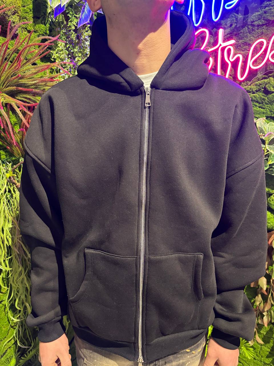 FELPA ZIP SAINT BRILL PRESENT