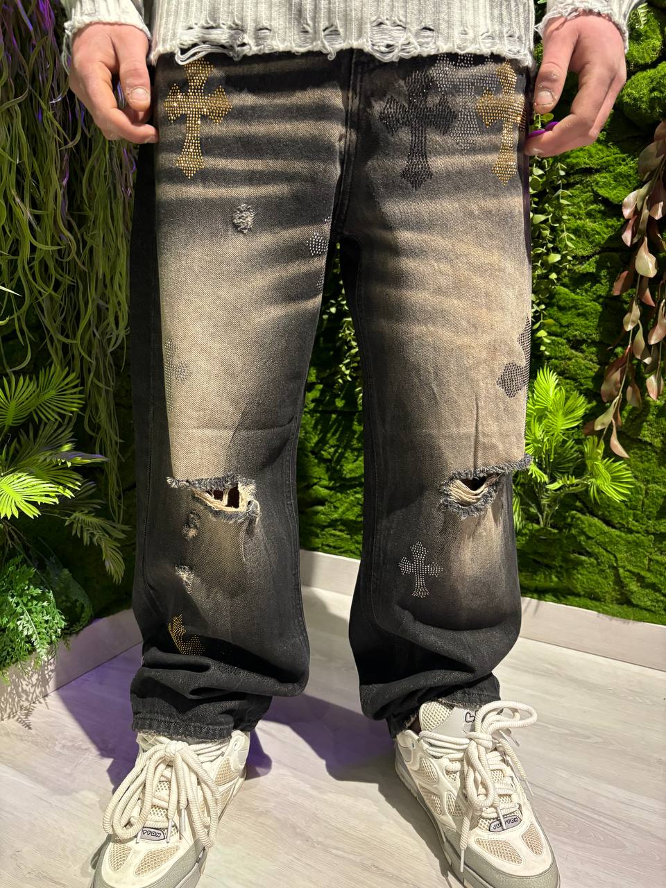 JEANS CIANOTIC CROCI BRILL