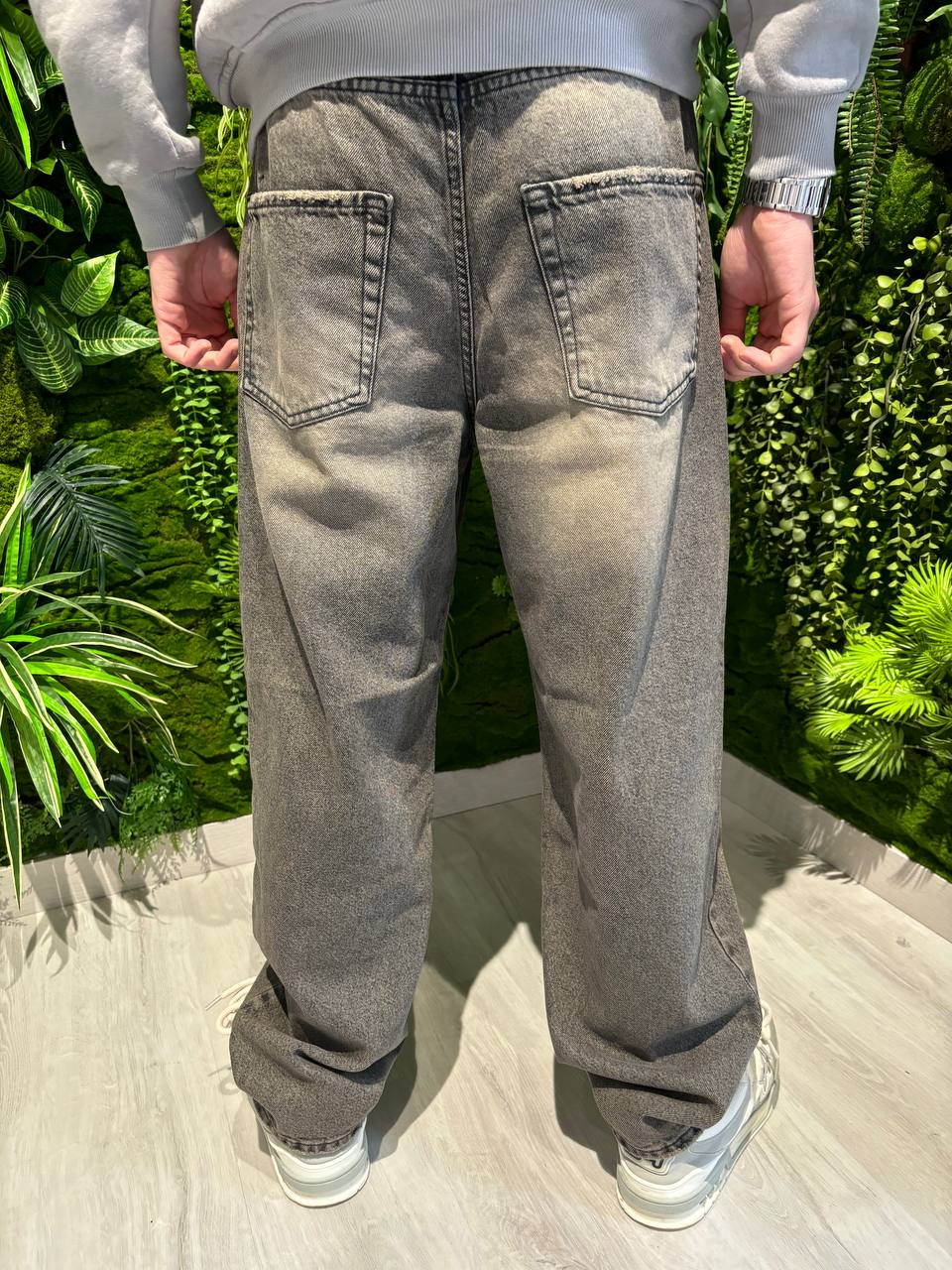 JEANS SEMPLICE GRIGIO