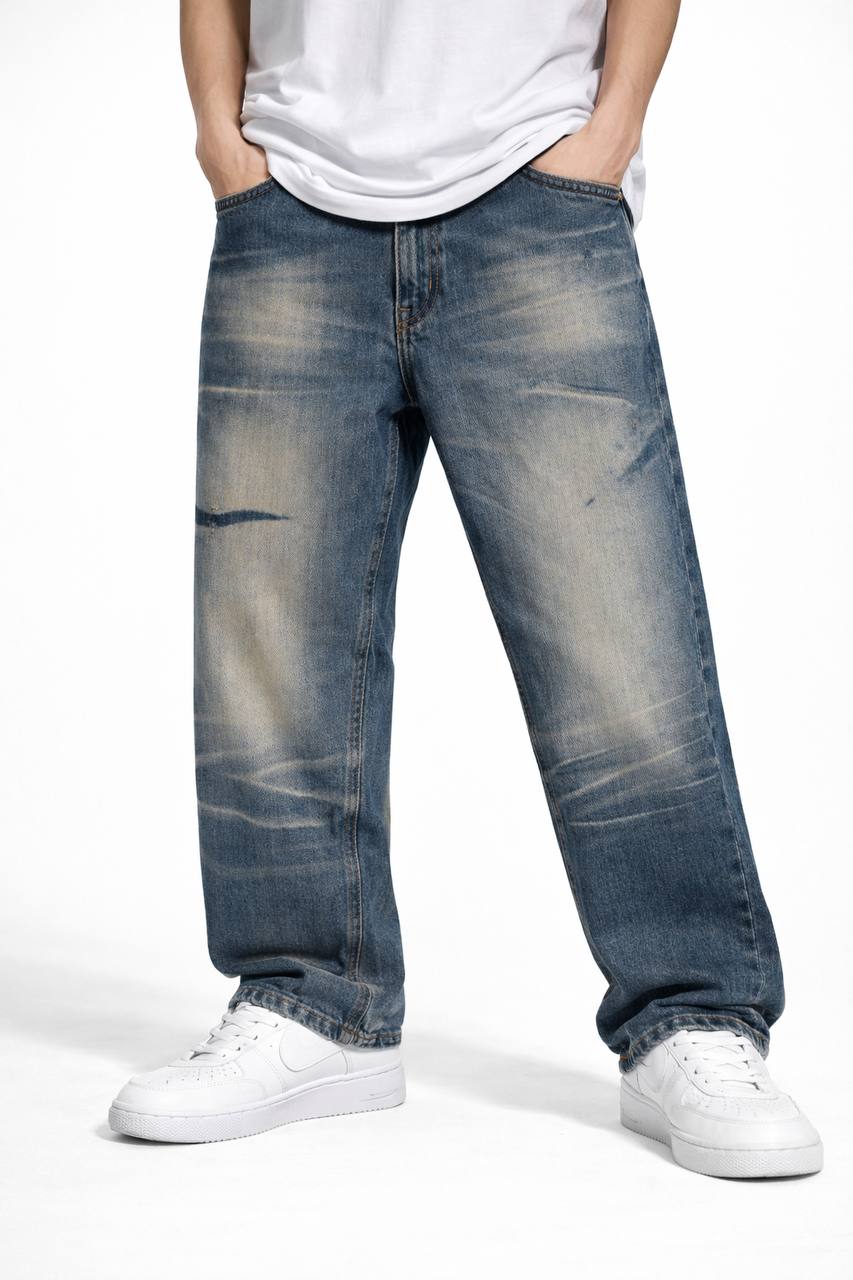 JEANS BLU SFUMATO