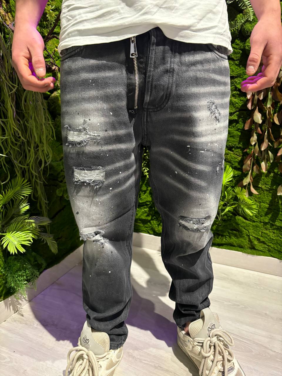 JEANS ZON ZIP