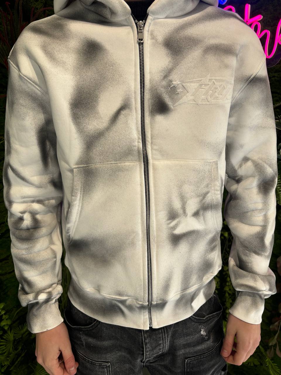 FELPA CON ZIP F*CK YOUR LIFE BIANCA