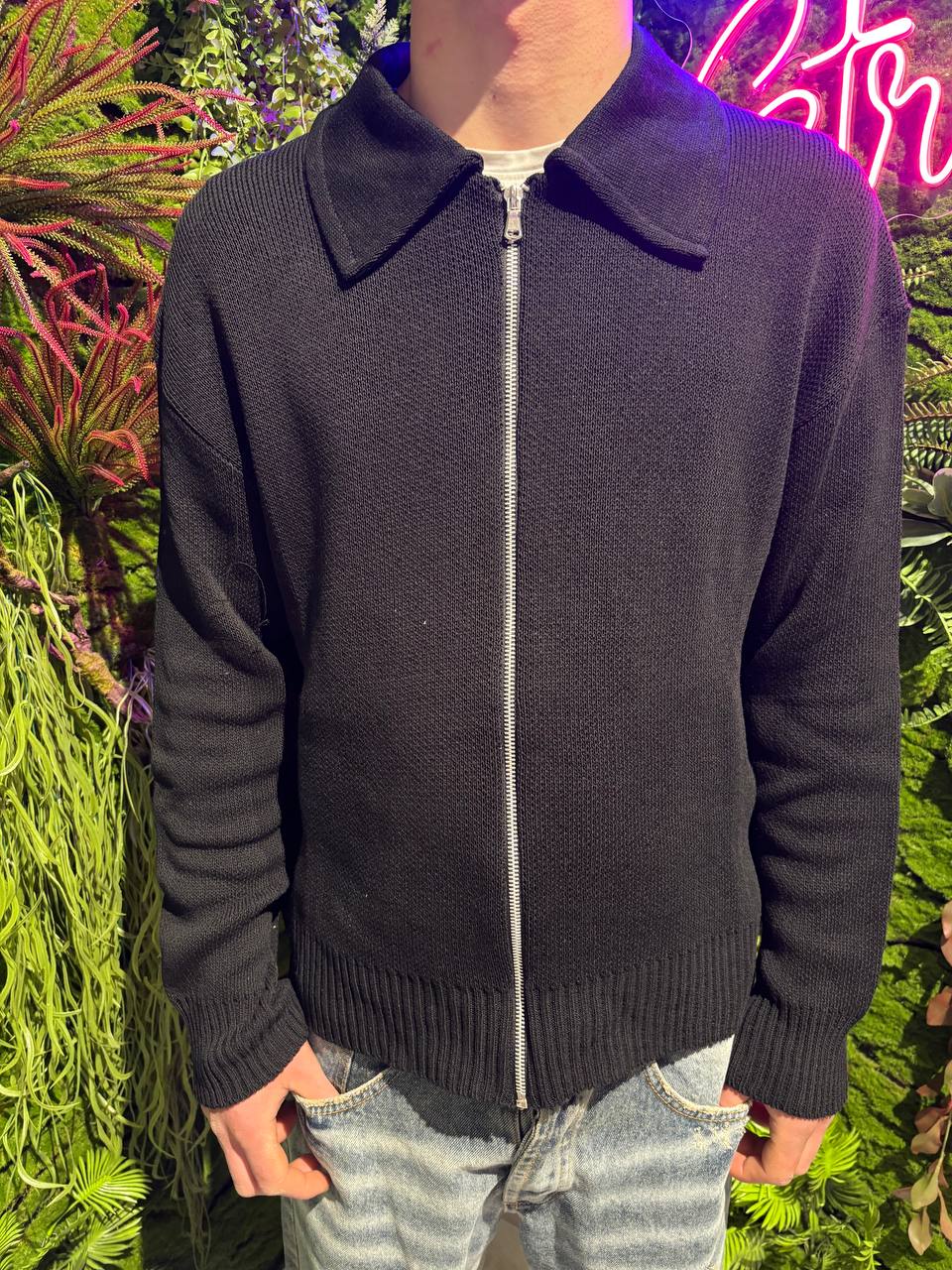 MAGLIONE CON ZIP