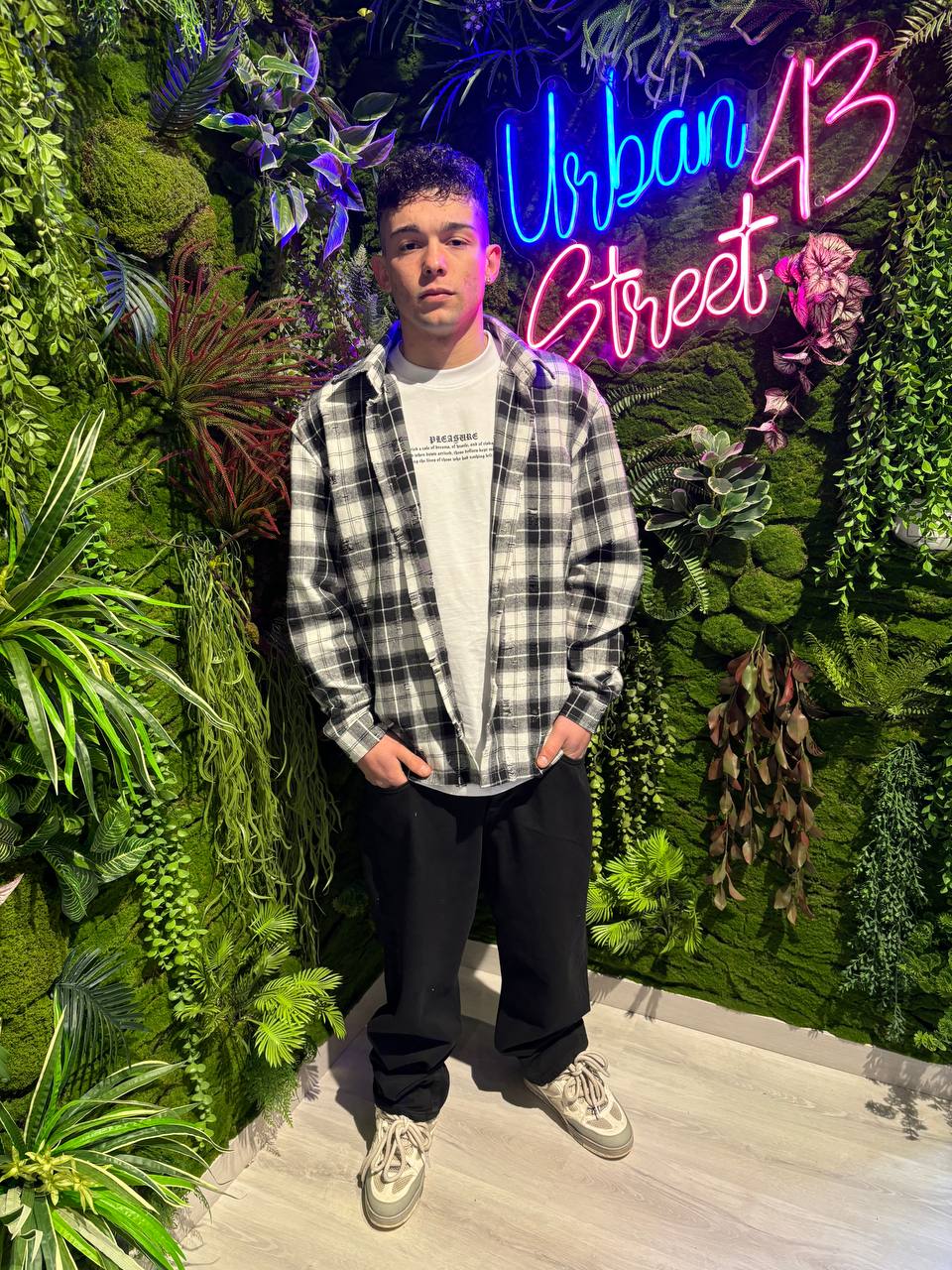 CAMICIA A QUADRI STRAPPATA