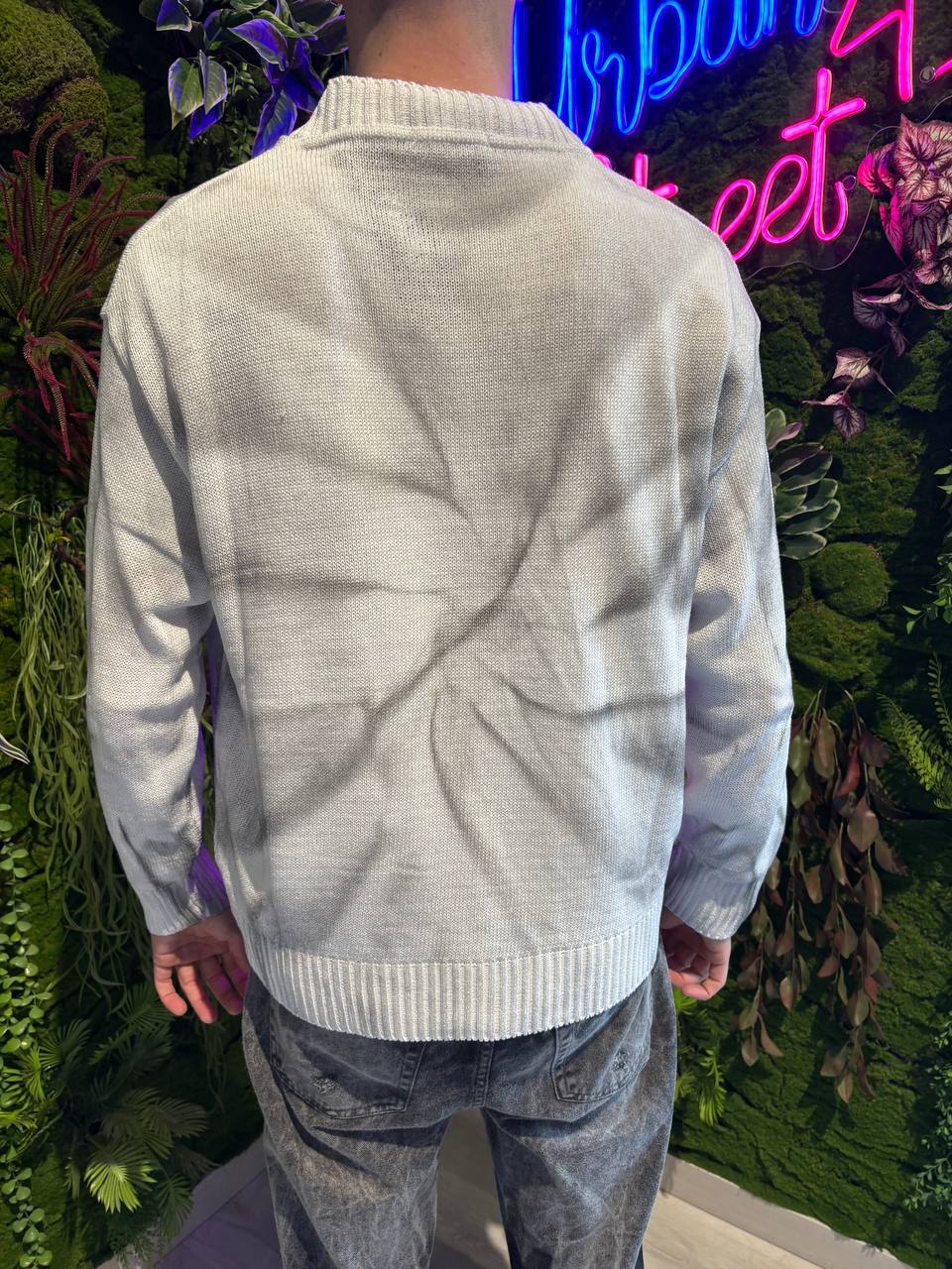 MAGLIONE SFUMATO BIANCO
