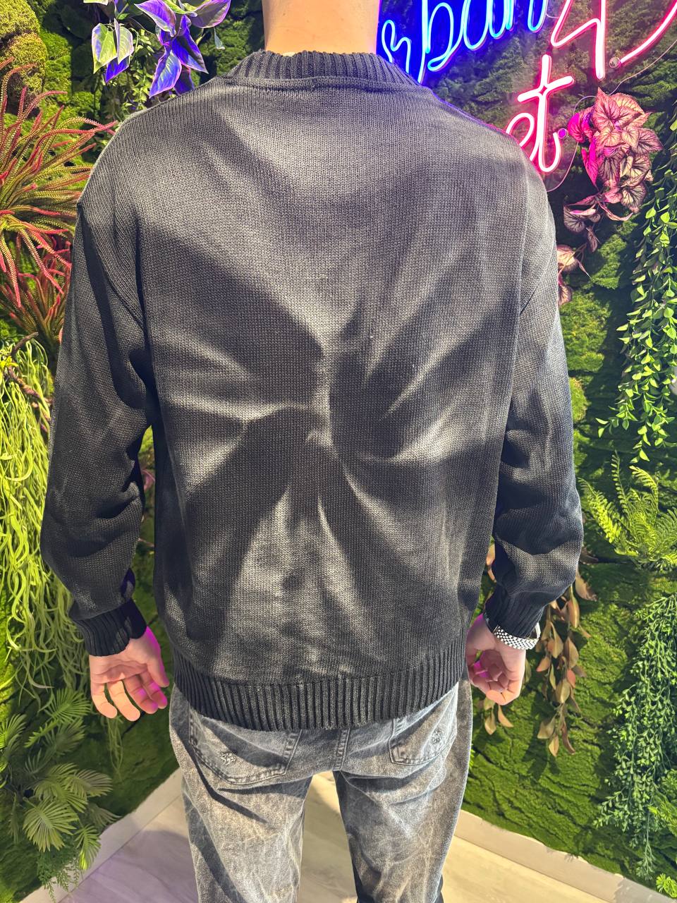MAGLIONE SFUMATO NERO