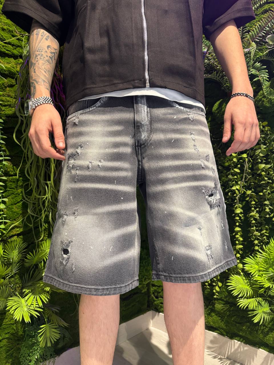 SHORT MOD D*Q GRIGIO