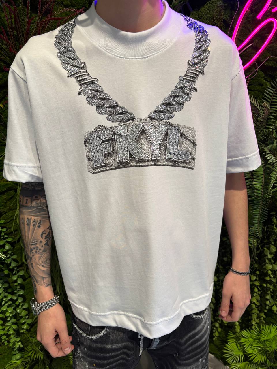 T-SHIRT FKYL COLLANA