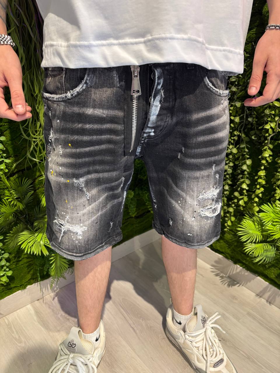 SHORT CON ZIP CIANOTIC