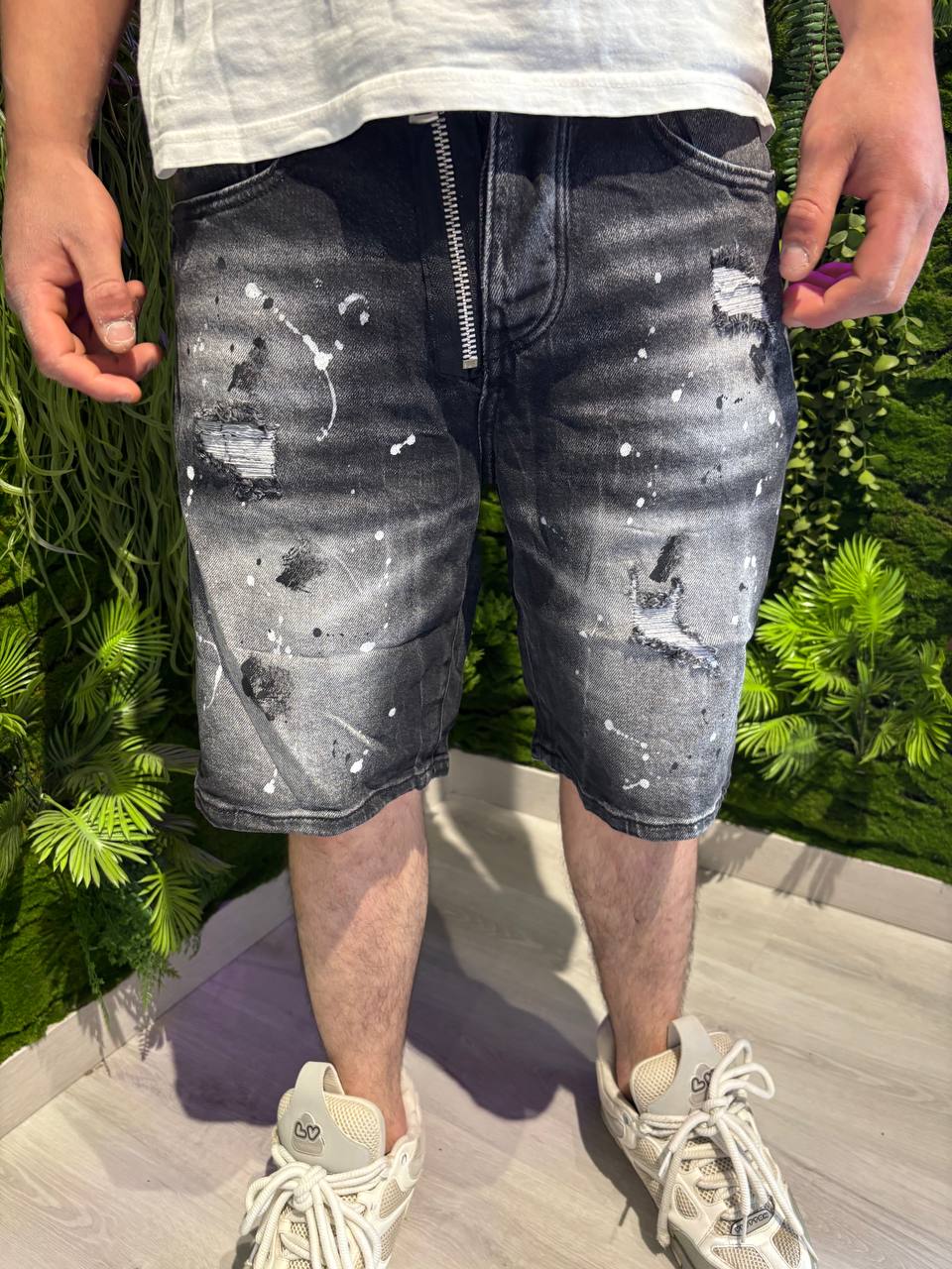 SHORT CON ZIP
