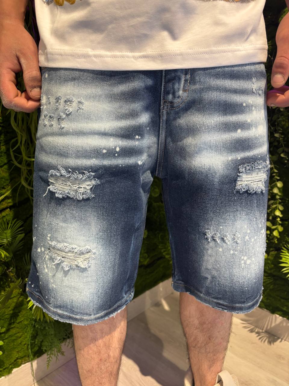SHORT BLU SPRAY