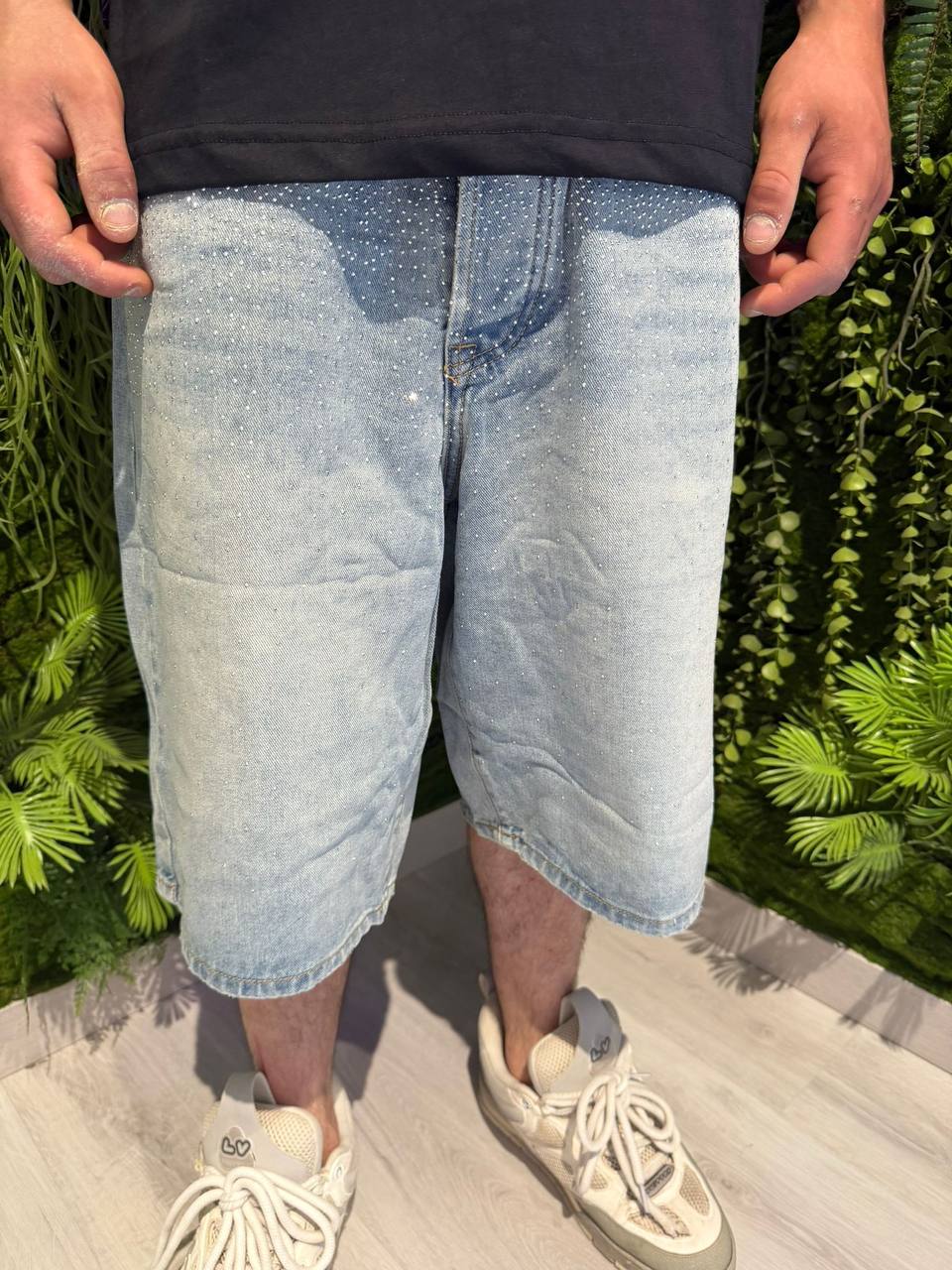 SHORT BRILLANTINATO