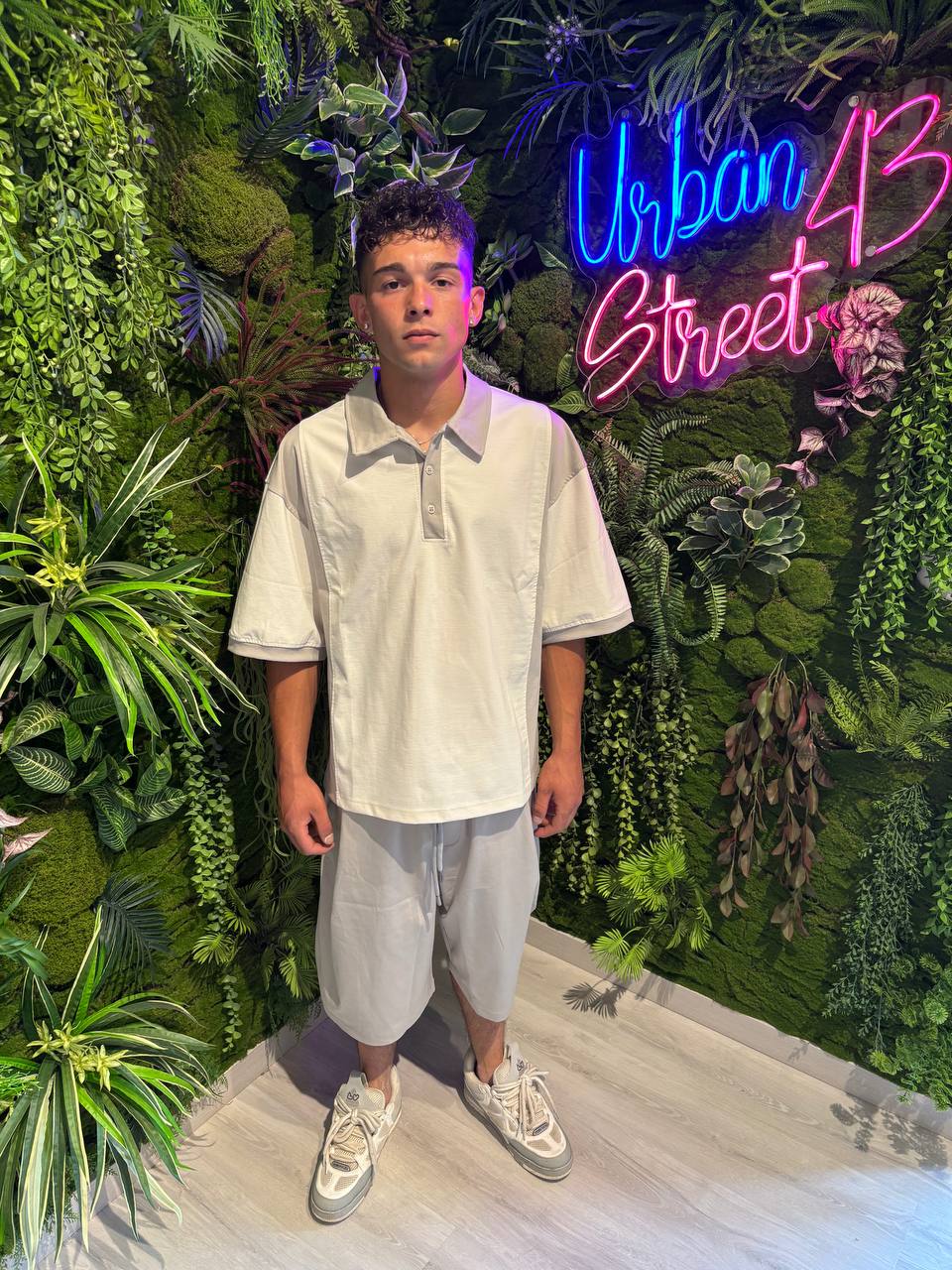 COORDINATO POLO GRIGIO BNKR