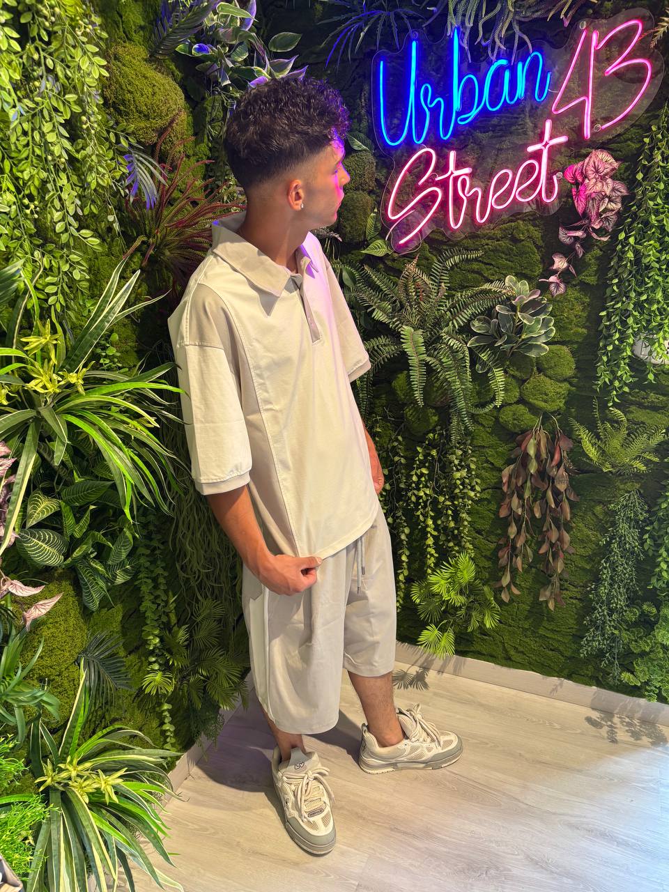 COORDINATO POLO GRIGIO BNKR