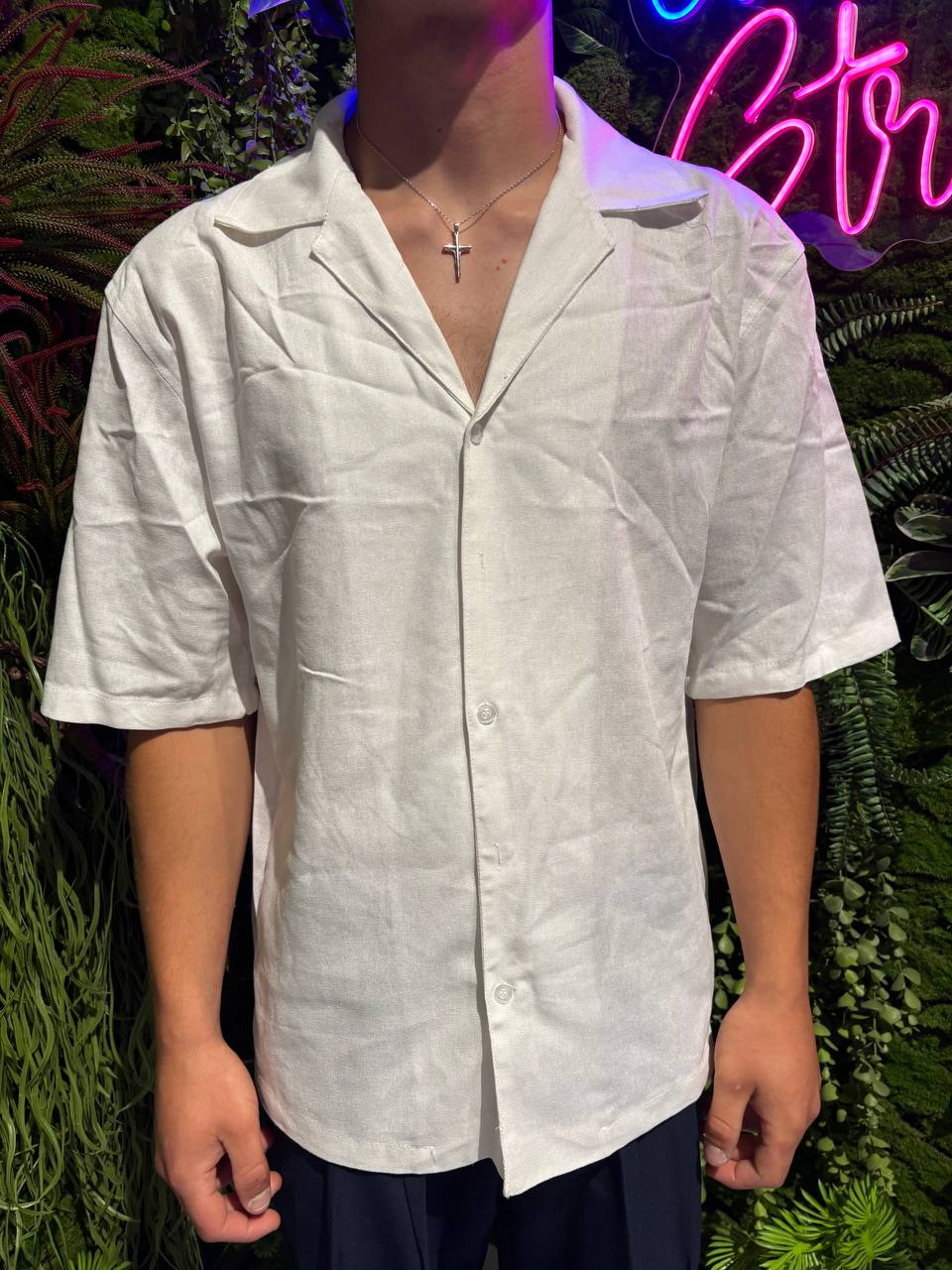 CAMICIA DI LINO BIANCA